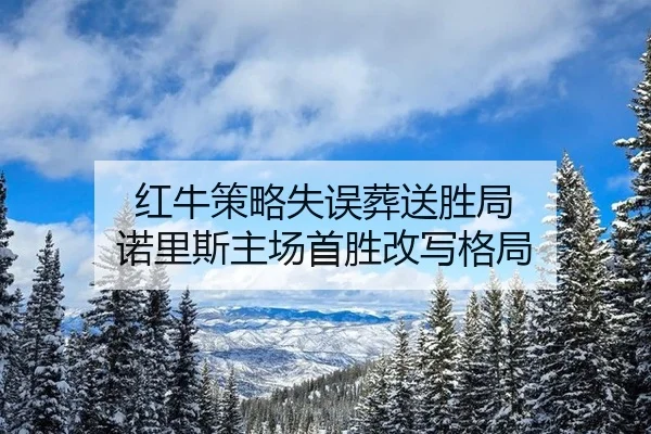红牛策略失误葬送胜局 诺里斯主场首胜改写格局